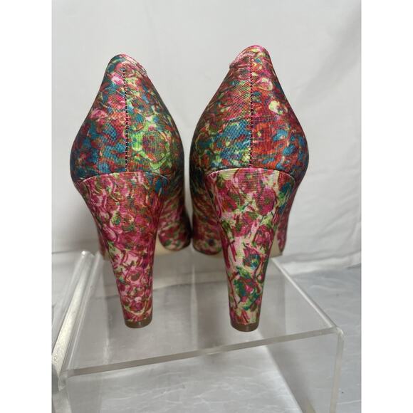 Anne Klein Does Sex In The City Floral Pumps Sz 6 Worn Once Excellent Condition - Picture 6 of 12